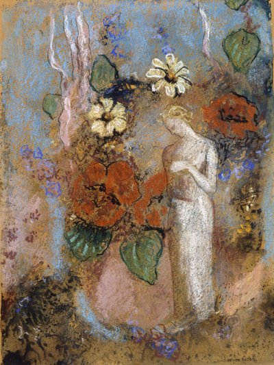 Pandora by Odilon Redon